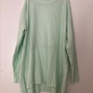 Free People Mint Green Crewneck Sweater
